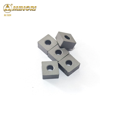 Durezza 12,7*12,7*6,5mm Chian Saw Machine Carburo di tungsteno inserito / Punti di carburo di tungsteno per il taglio della pietra