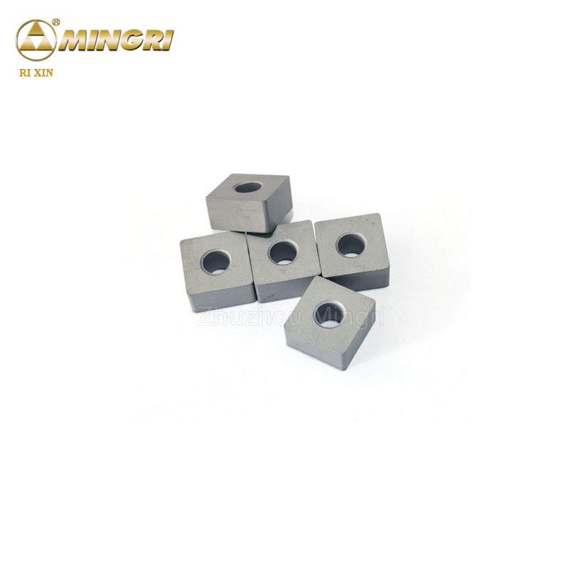 Durezza 12,7*12,7*6,5mm Chian Saw Machine Carburo di tungsteno inserito / Punti di carburo di tungsteno per il taglio della pietra